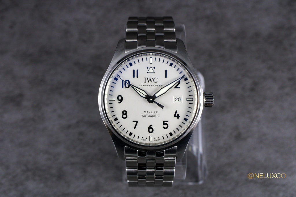 2024 IWC Pilot's Watch Mark XX IW328208 White Dial Full Set
