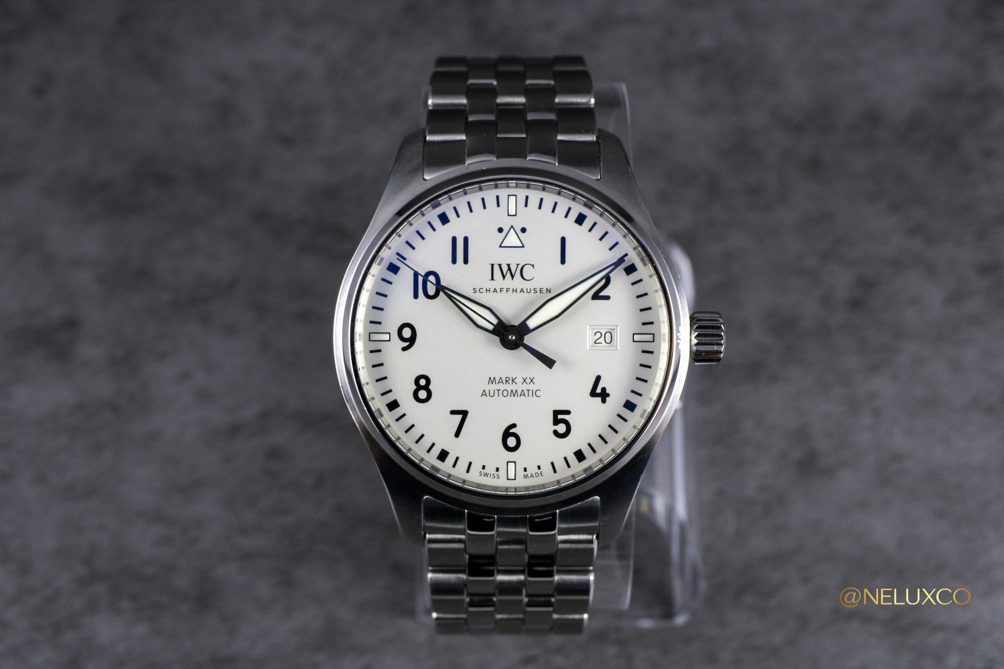 2024 IWC Pilot's Watch Mark XX IW328208 White Dial Full Set