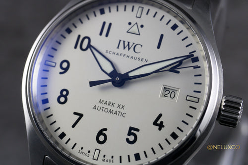 2024 IWC Pilot's Watch Mark XX IW328208 White Dial Full Set