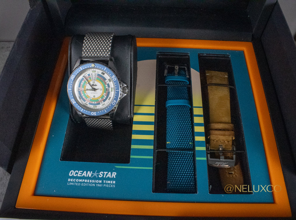 Mido Ocean Star M026.807.11.031.00 Full Set + Extra Straps