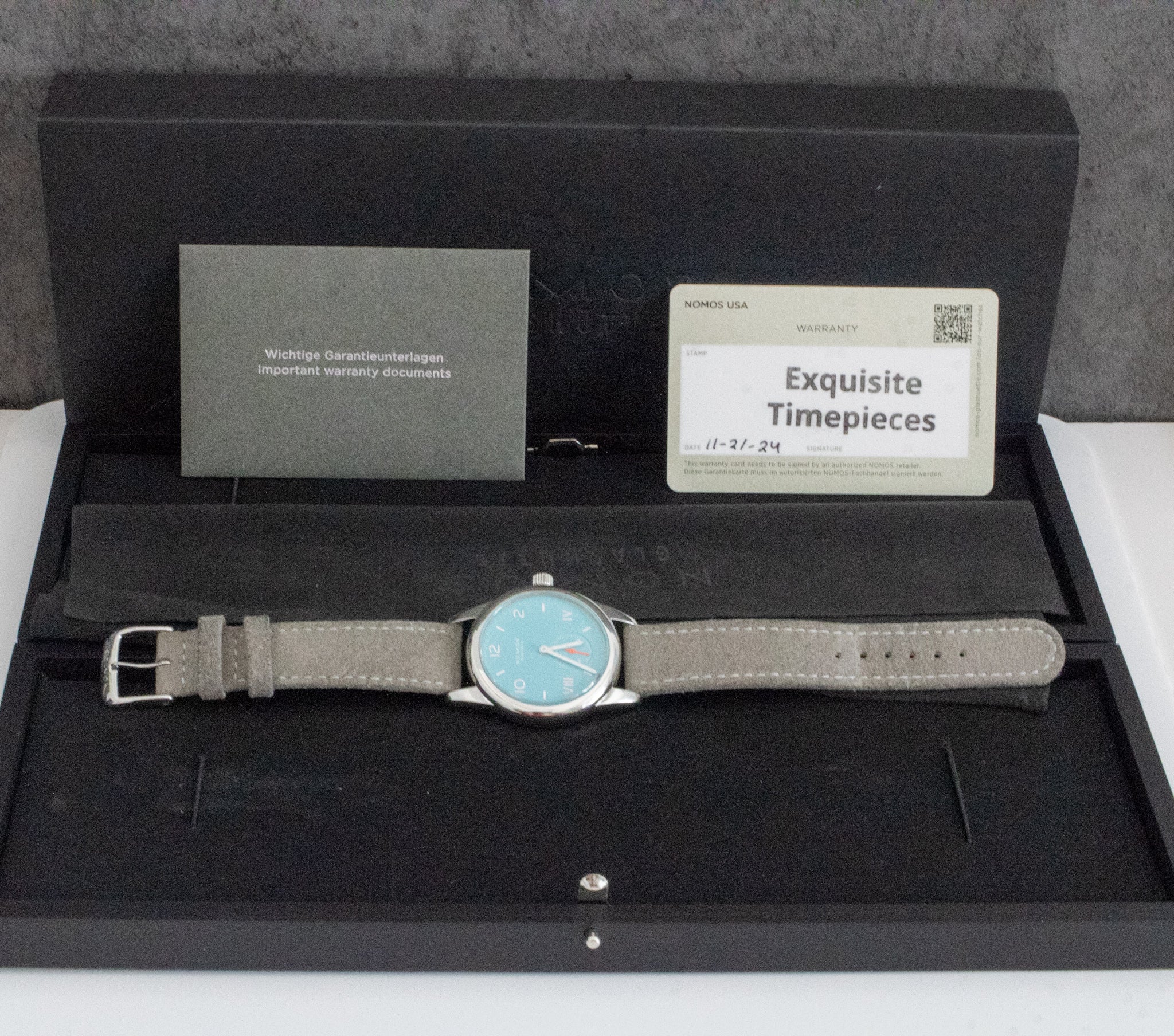 2024 Nomos Club Campus Endless Blue 717 36mm Full Set