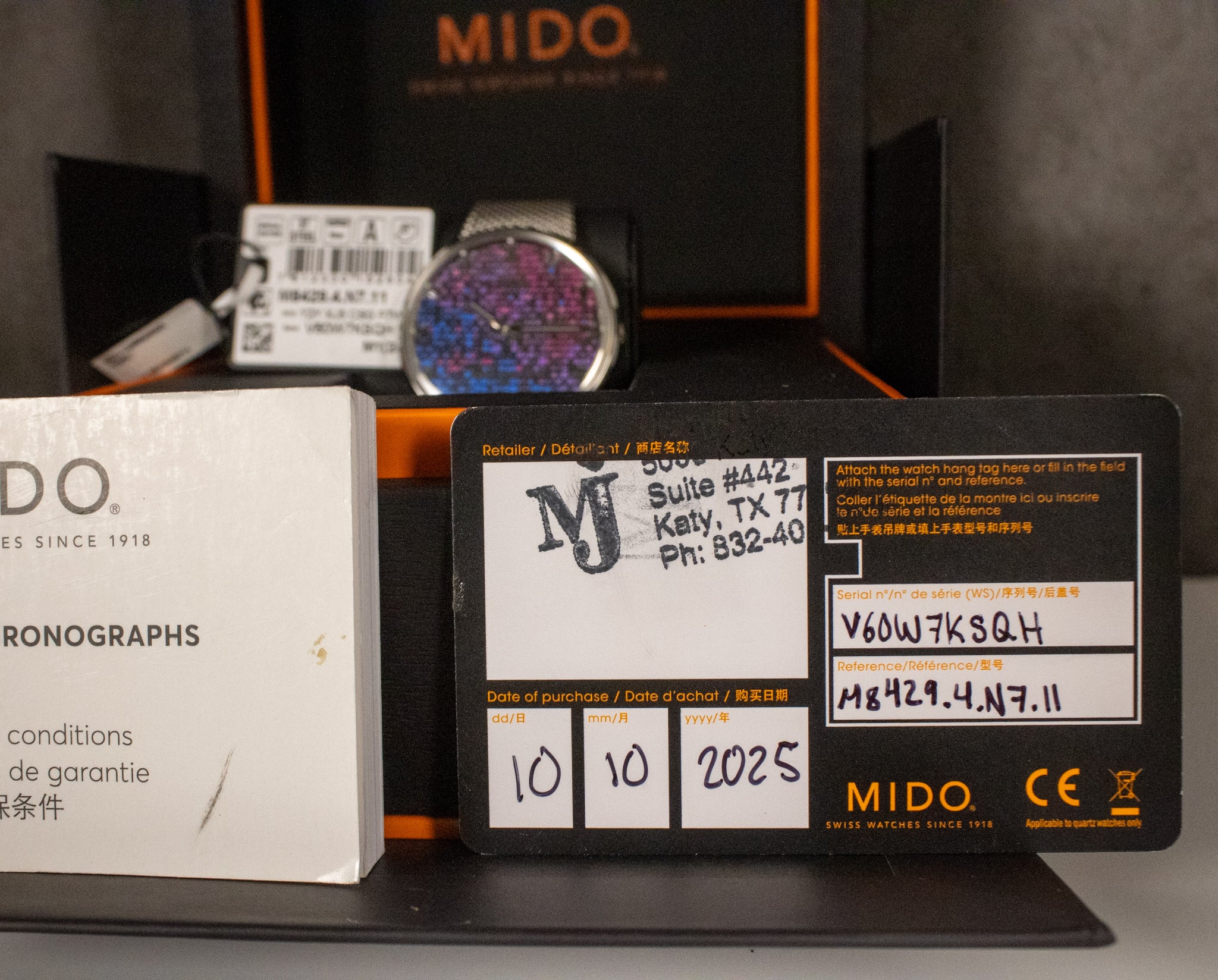 2025 MIDO Commander 1959 M8429.4.N7.11 Full Set