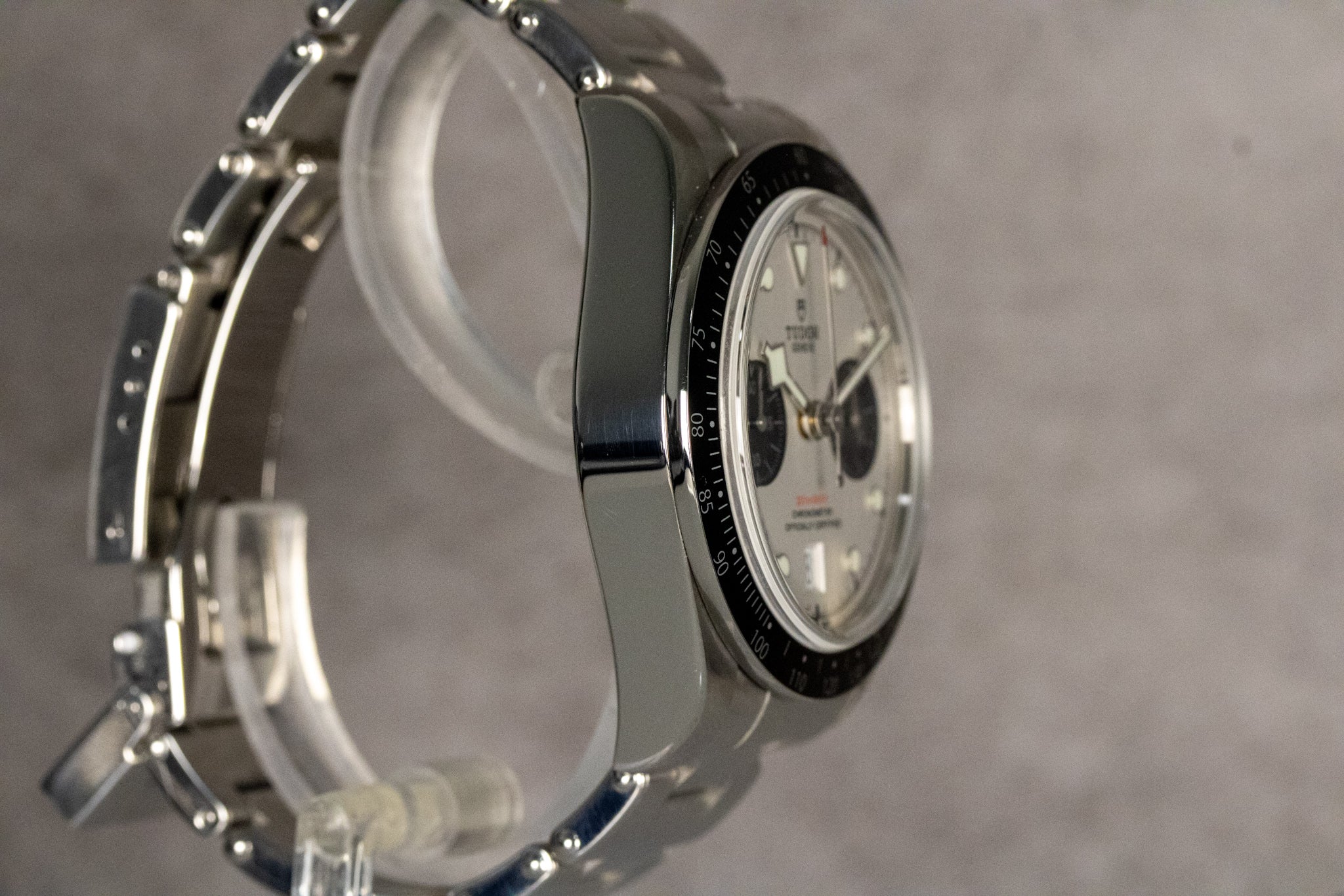 2024 Tudor Black Bay Chronograph 79360N White Dial Panda + Rubber Strap