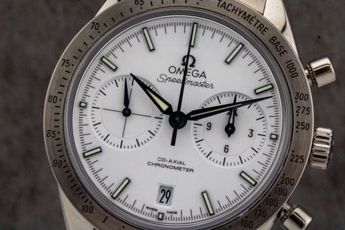 2015 Omega Speedmaster '57 Titanium White Dial 331.90.42.51.04.001 Full Set