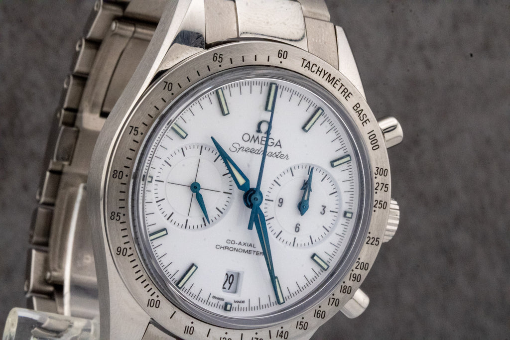 2015 Omega Speedmaster '57 Titanium White Dial 331.90.42.51.04.001 Full Set