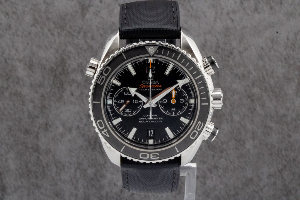 Omega Seamaster Planet Ocean Chronograph 232.30.46.51.01.003 Fresh Omega Service
