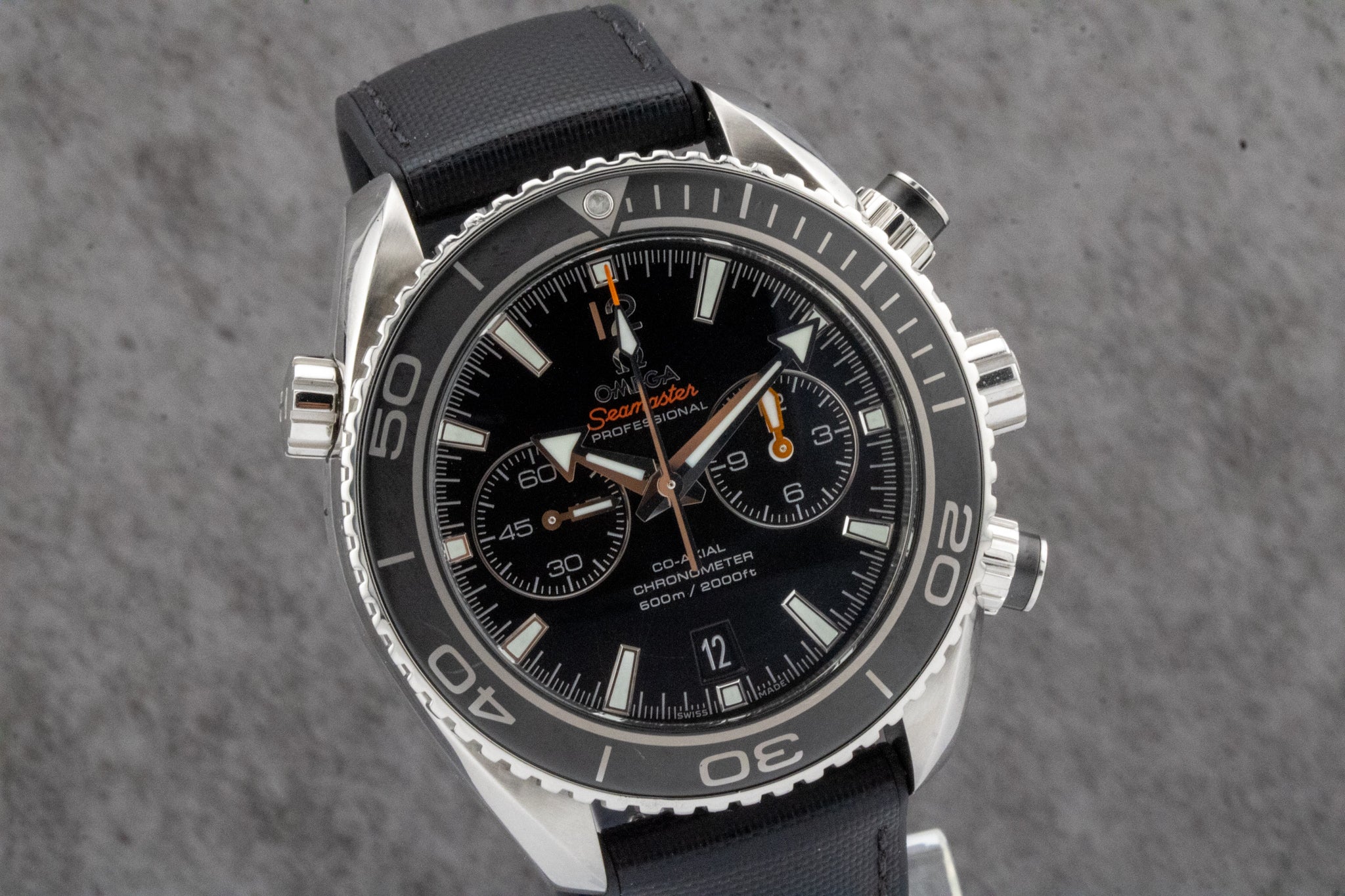 Omega Seamaster Planet Ocean Chronograph 232.30.46.51.01.003 Fresh Omega Service