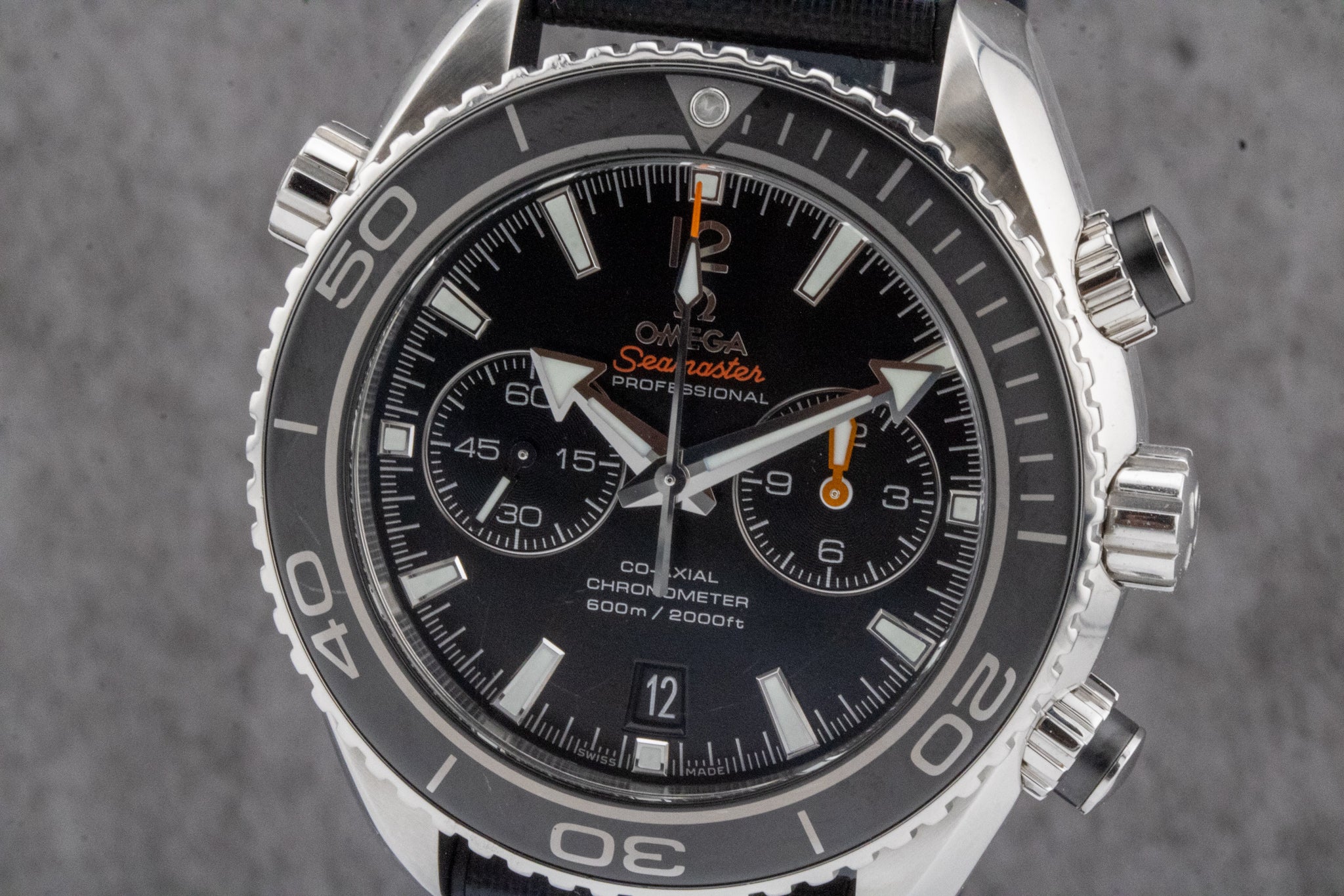 Omega Seamaster Planet Ocean Chronograph 232.30.46.51.01.003 Fresh Omega Service
