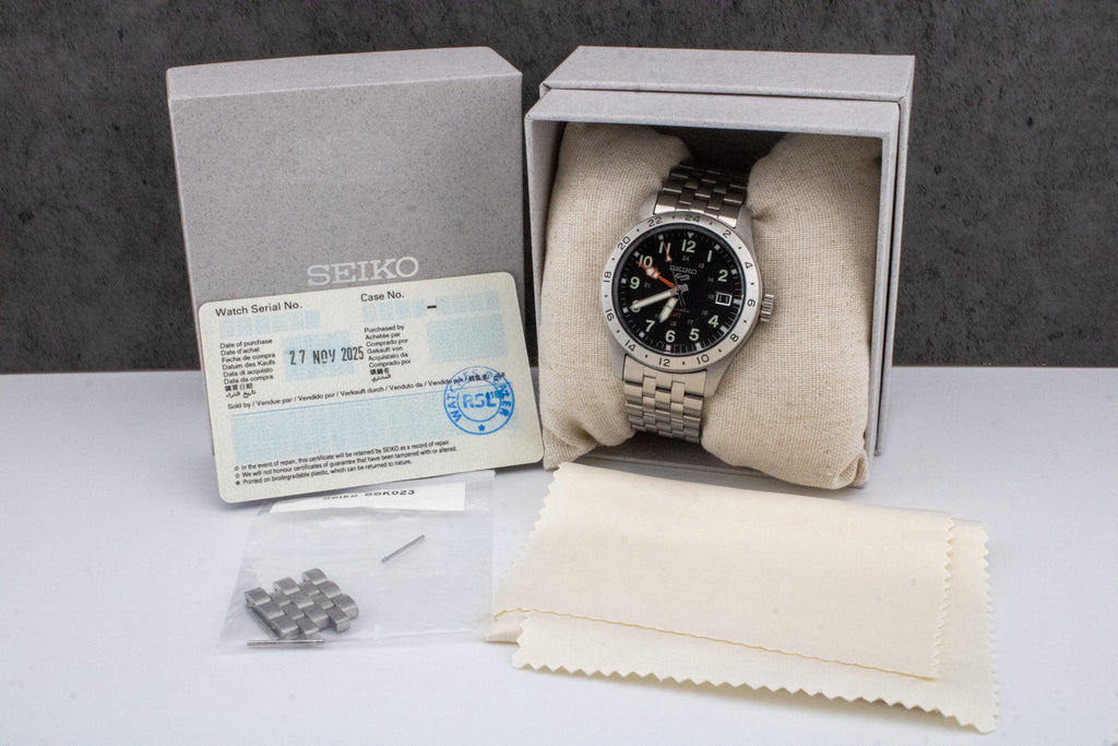 2025 Seiko 5 Sports Field GMT SSK023 Full Set