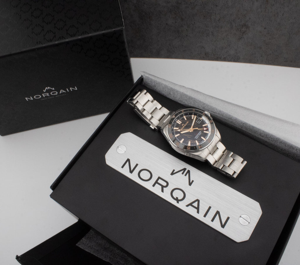 2024 NORQAIN Adventure NEVEREST GMT Glacier 41mm N1100.22S02.G01 Full Set
