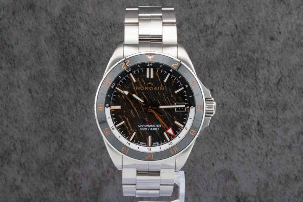 2024 NORQAIN Adventure NEVEREST GMT Glacier 41mm N1100.22S02.G01 Full Set