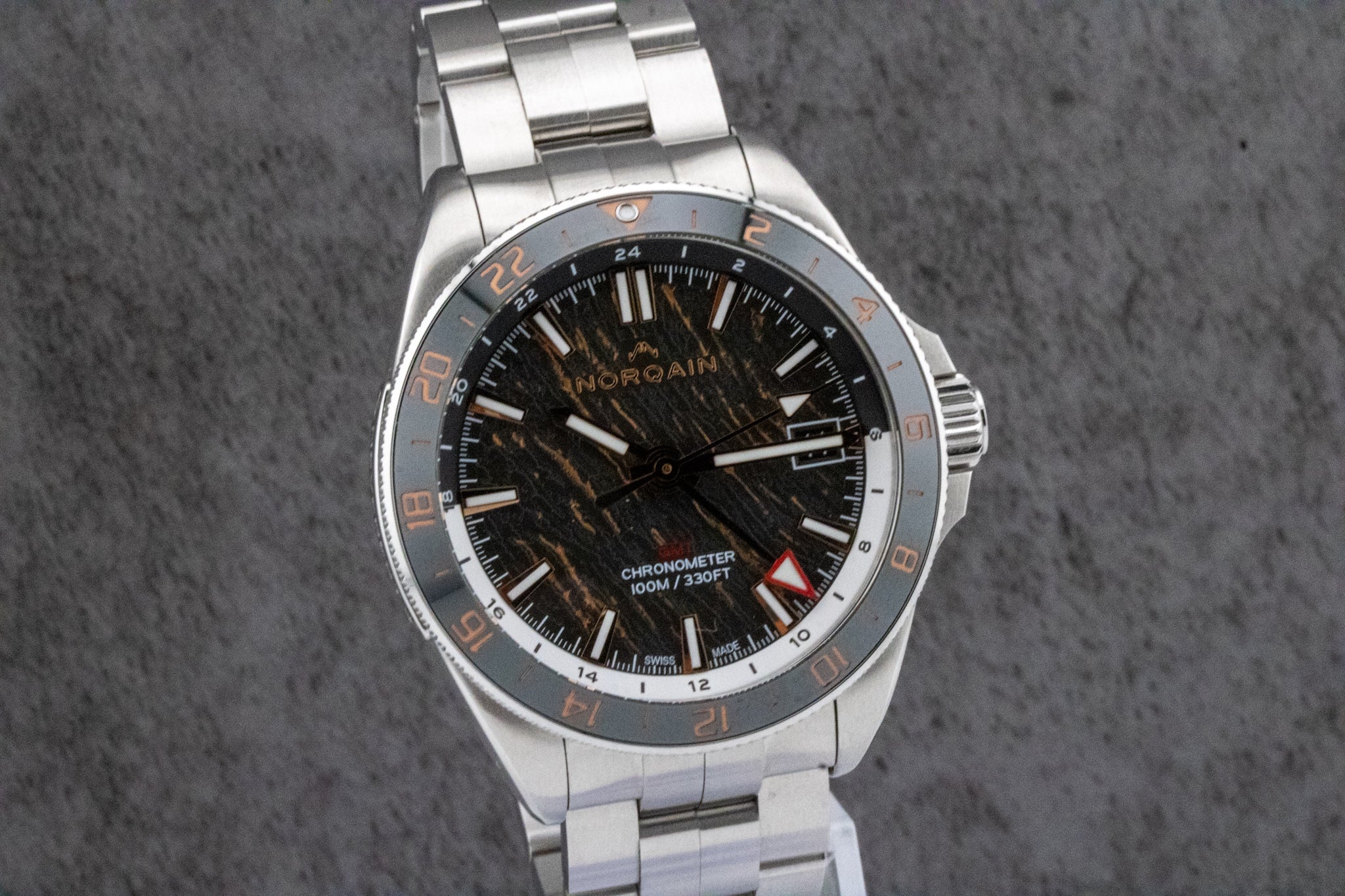 2024 NORQAIN Adventure NEVEREST GMT Glacier 41mm N1100.22S02.G01 Full Set