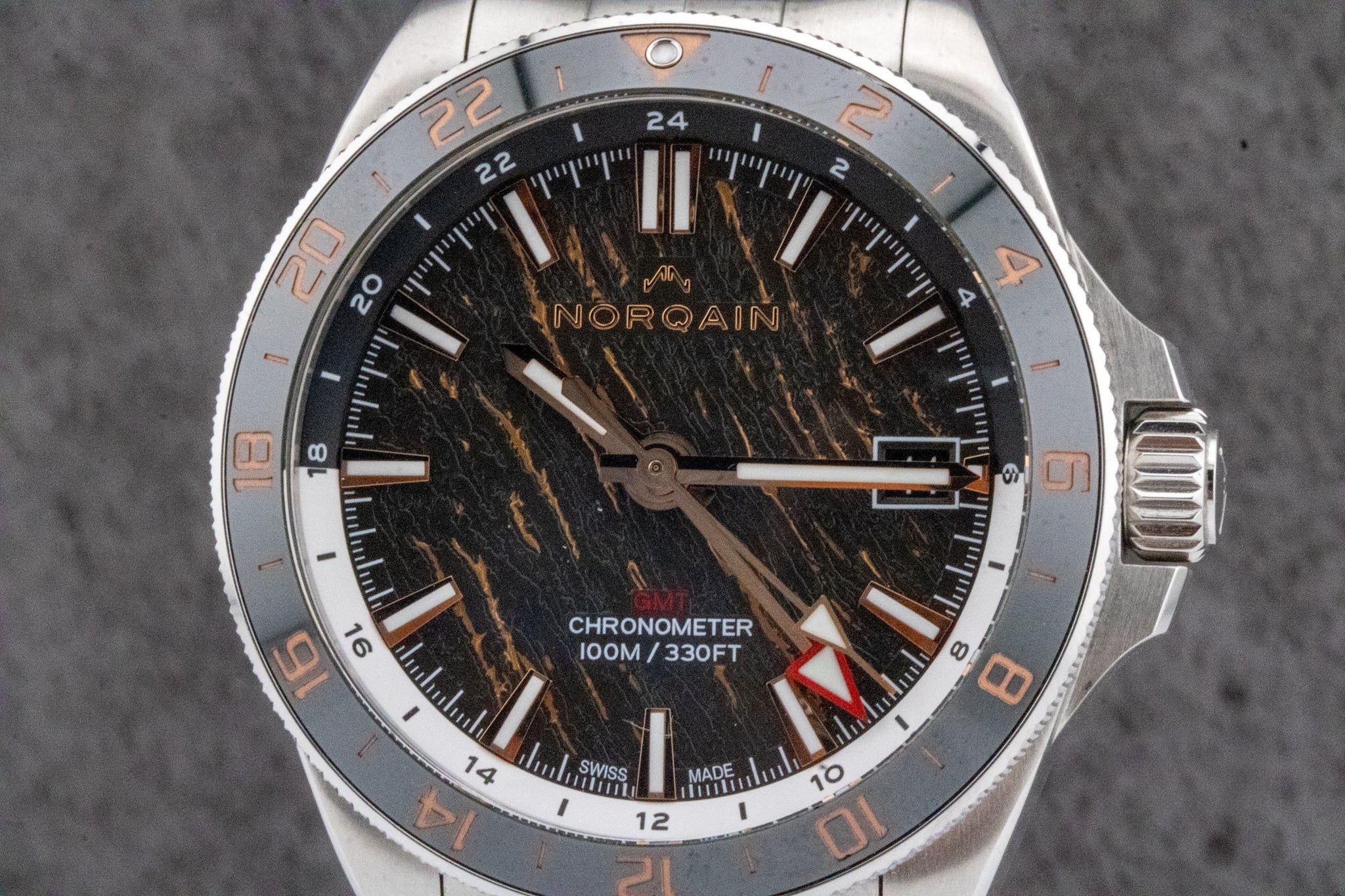2024 NORQAIN Adventure NEVEREST GMT Glacier 41mm N1100.22S02.G01 Full Set
