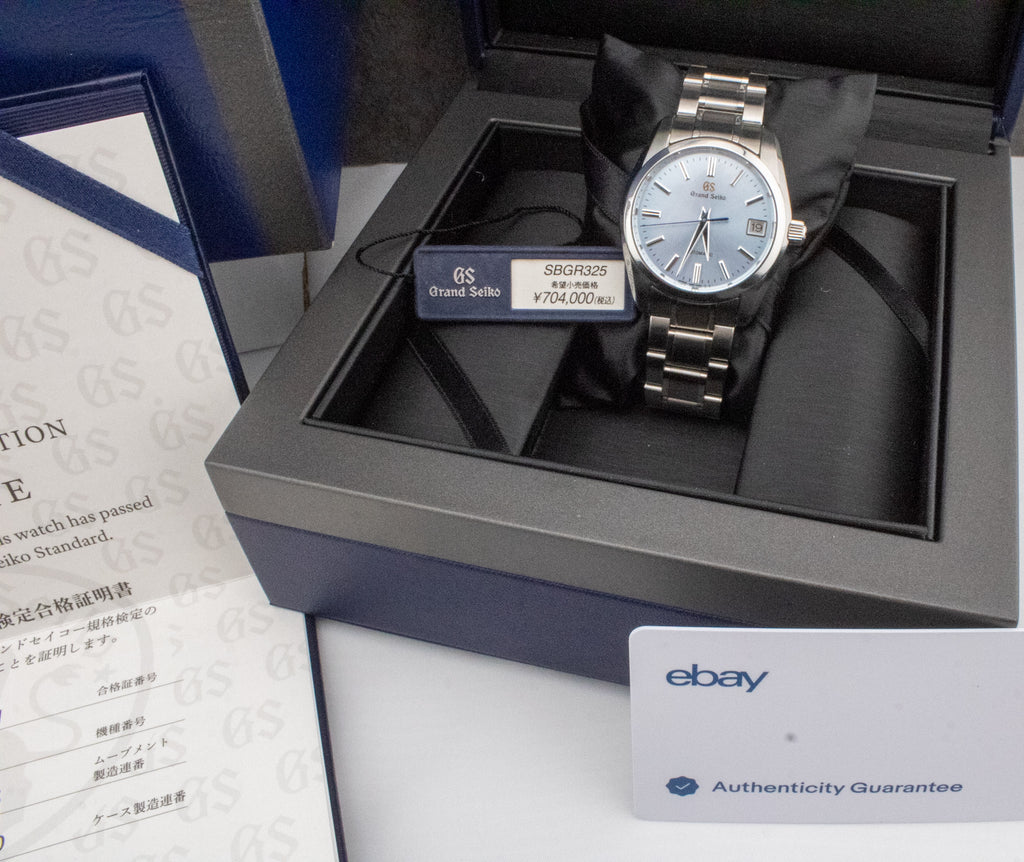 Grand Seiko Heritage SBGR325 Ice Blue Limited Edition Full Set