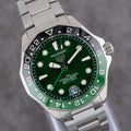 Tag Heuer Aquaracer Professional 300 GMT Automatic GMT Green Dial on Bracelet WBP5115.BA0013 Complete