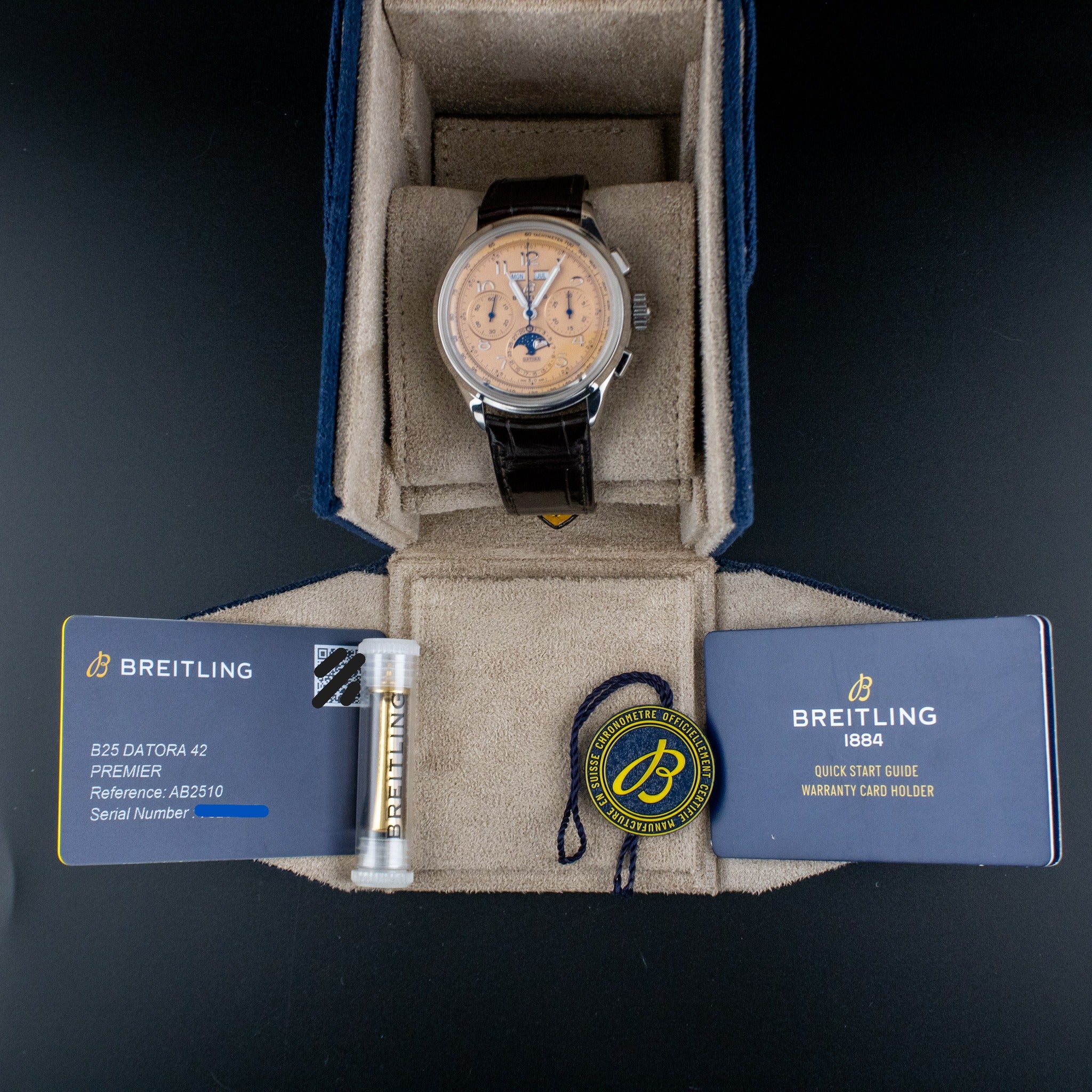 2024 Breitling Premier B25 Datora 42 Premier AB2510 Full Set