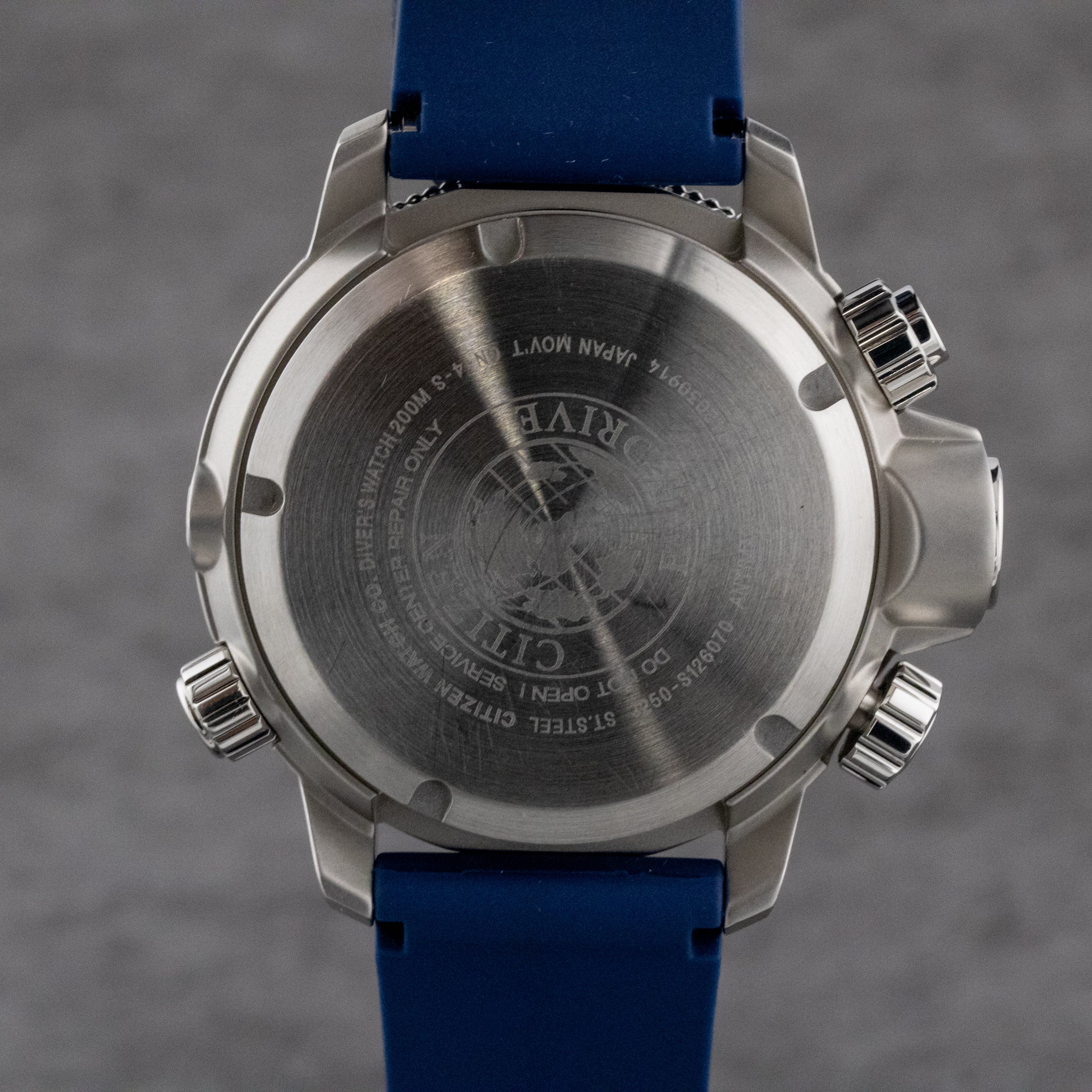 Citizen Promaster Aqualand Blue Dial on Rubber BN2038-01L Complete