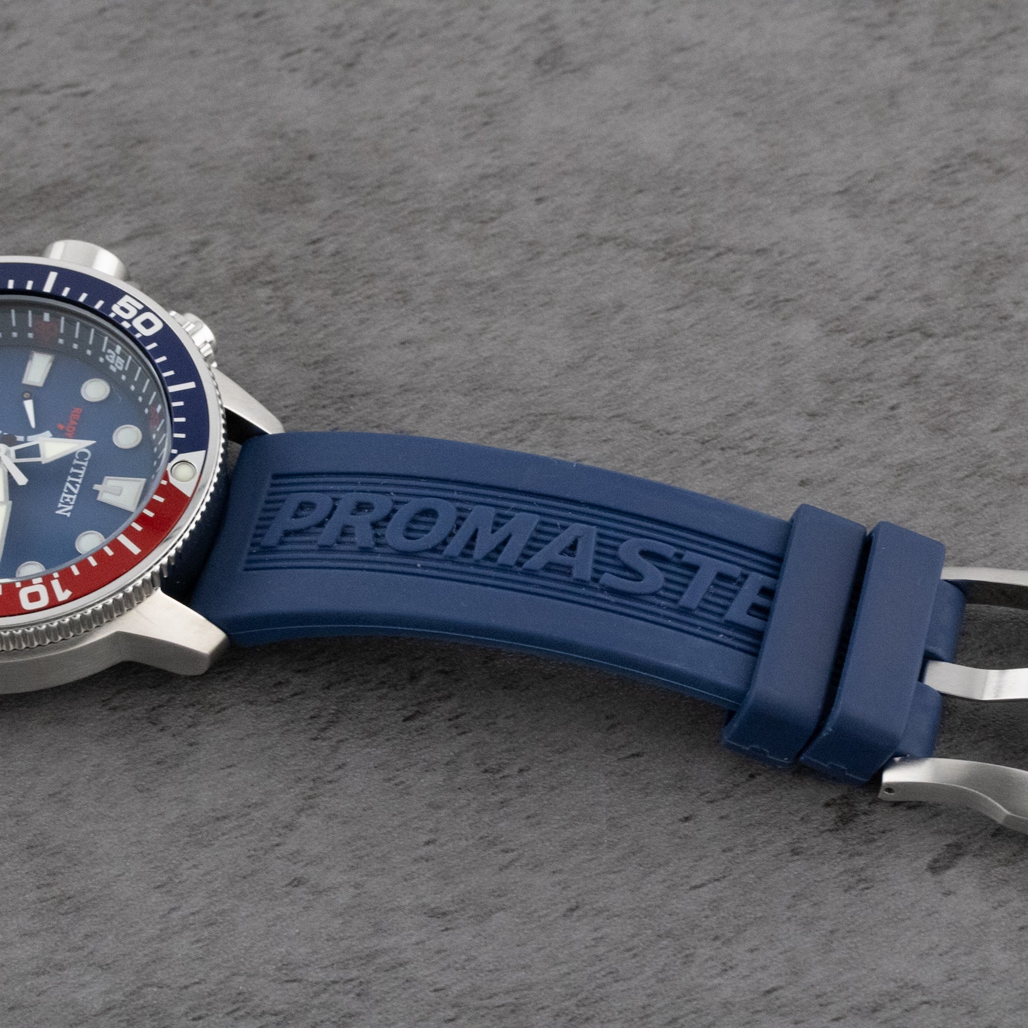 Citizen Promaster Aqualand Blue Dial on Rubber BN2038-01L Complete
