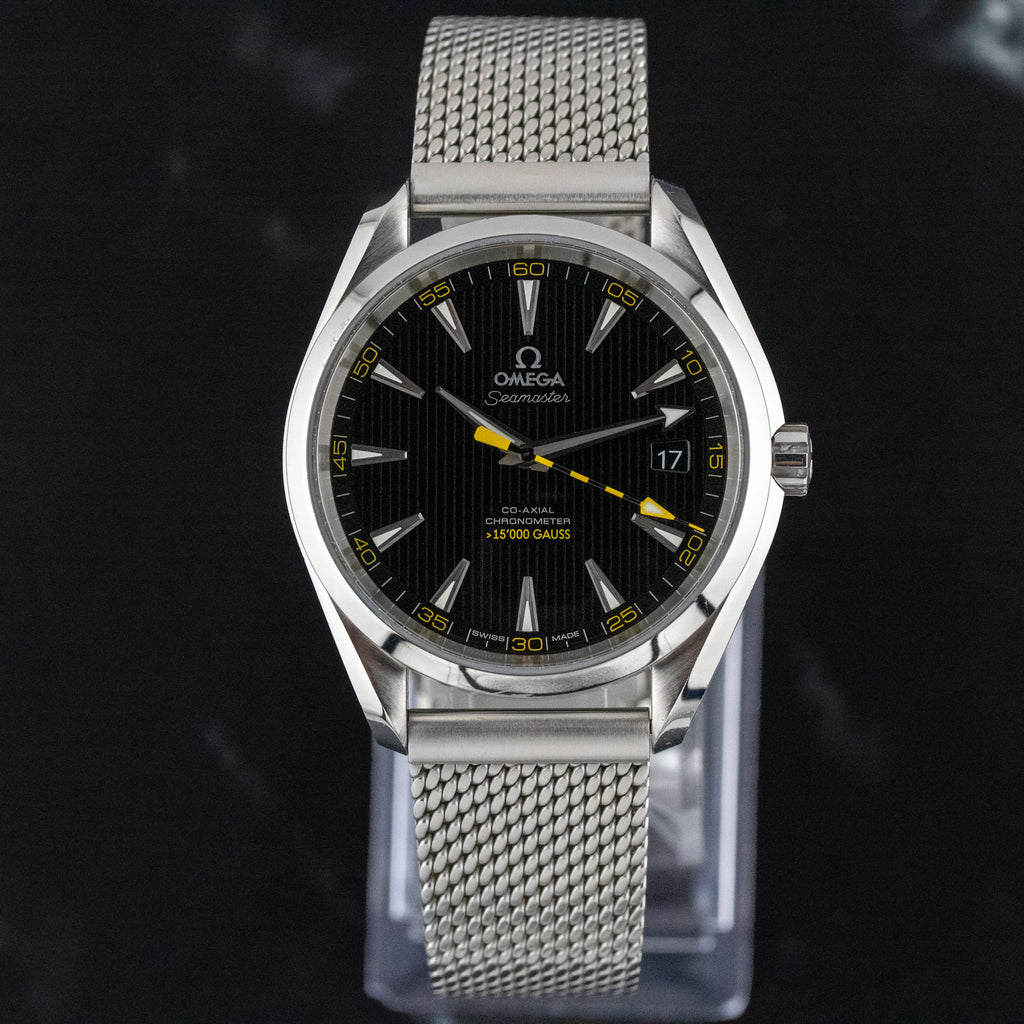 Omega Seamaster Aqua Terra >15,000 Gauss "Bumblebee" 231.12.42.21.01.001 Full Set