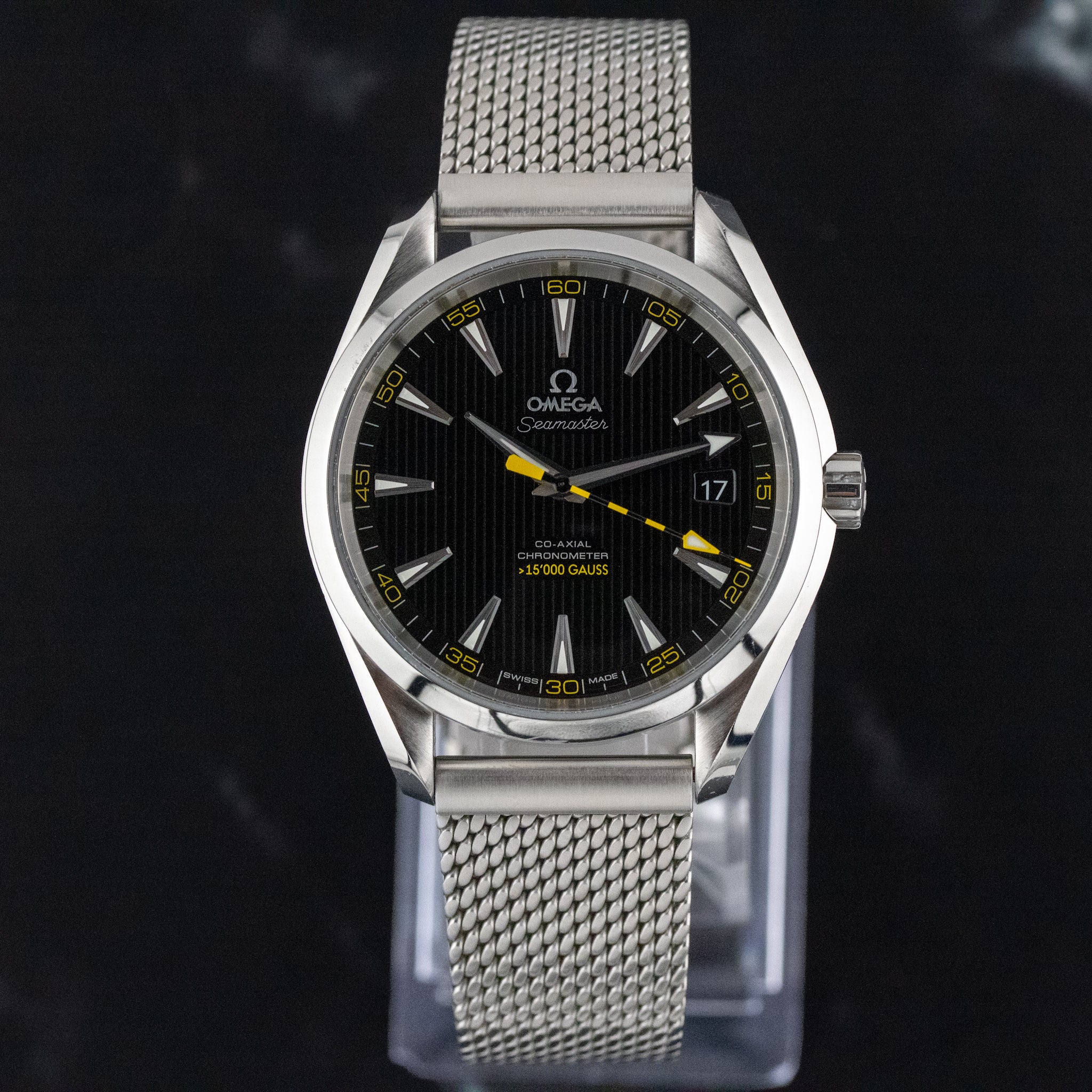 Omega Seamaster Aqua Terra >15,000 Gauss "Bumblebee" 231.12.42.21.01.001 Full Set