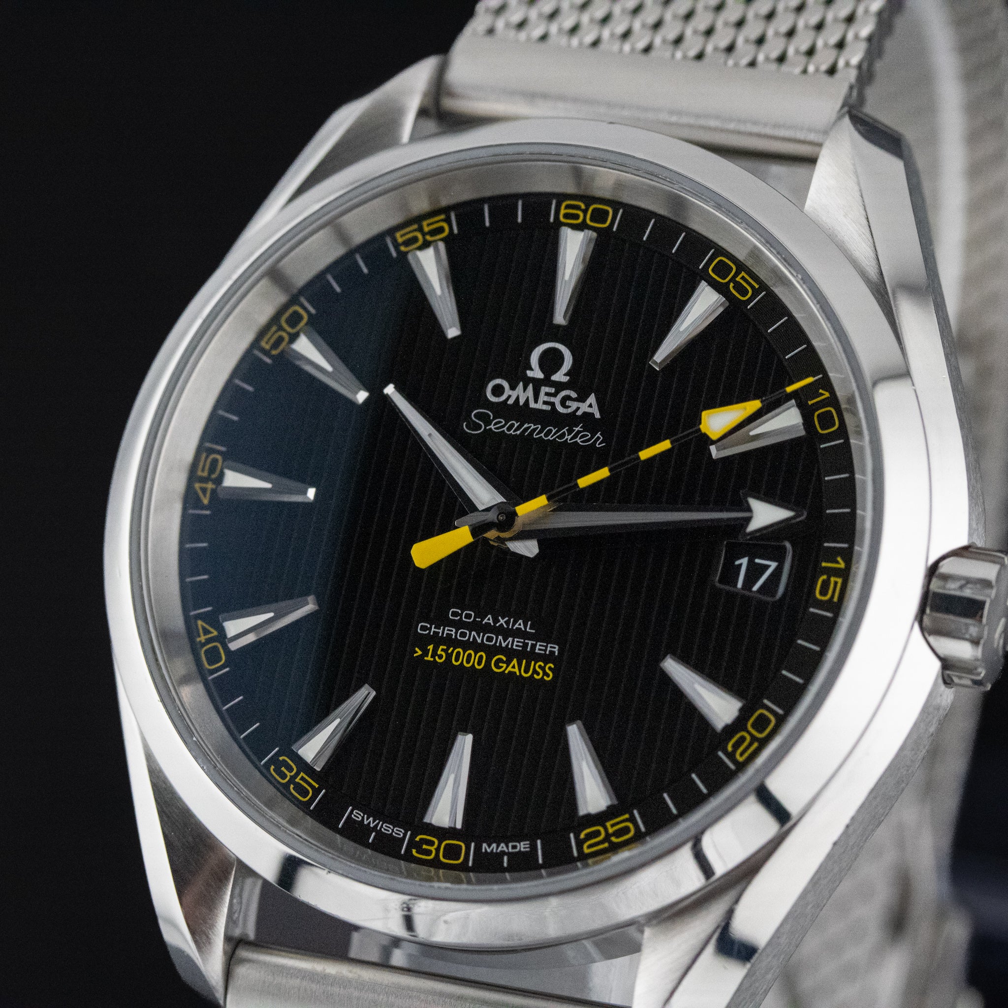 Omega Seamaster Aqua Terra >15,000 Gauss "Bumblebee" 231.12.42.21.01.001 Full Set