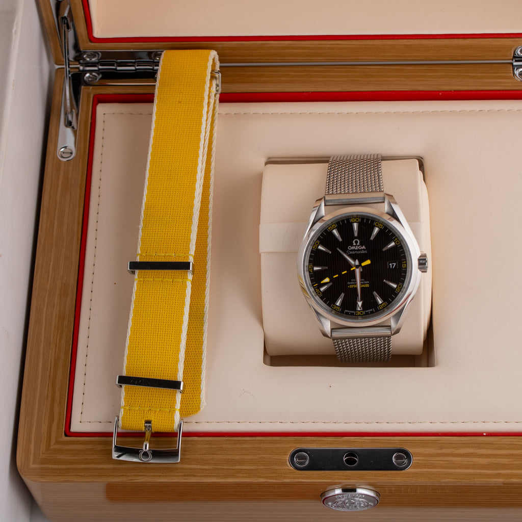 Omega Seamaster Aqua Terra >15,000 Gauss "Bumblebee" 231.12.42.21.01.001 Full Set