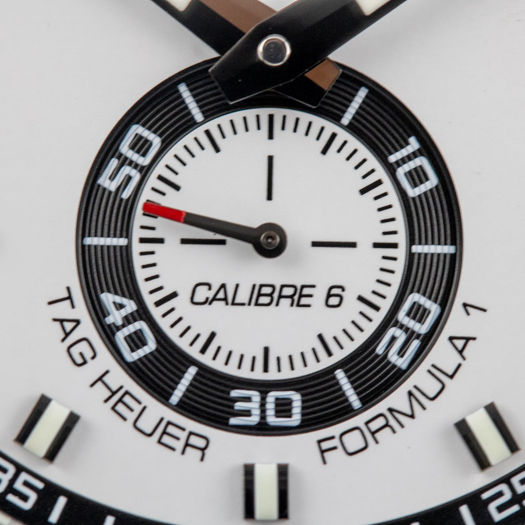 Tag Heuer F1 White Dial on Bracelet WAZ2013.BA0842 Complete Open Date