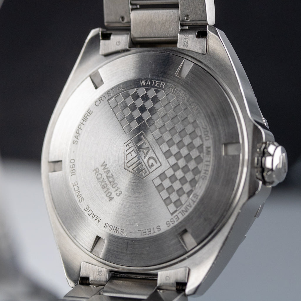 Tag Heuer F1 White Dial on Bracelet WAZ2013.BA0842 Complete Open Date