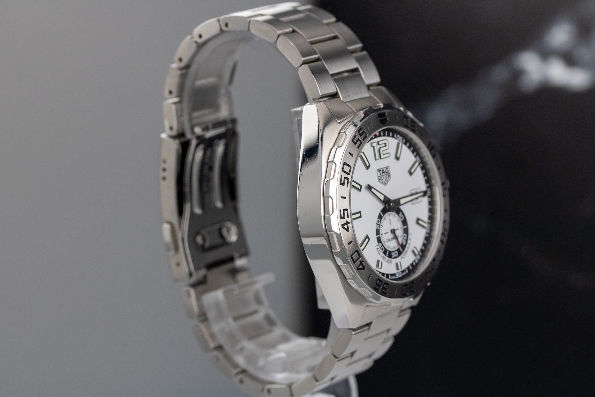 Tag Heuer F1 White Dial on Bracelet WAZ2013.BA0842 Complete Open Date