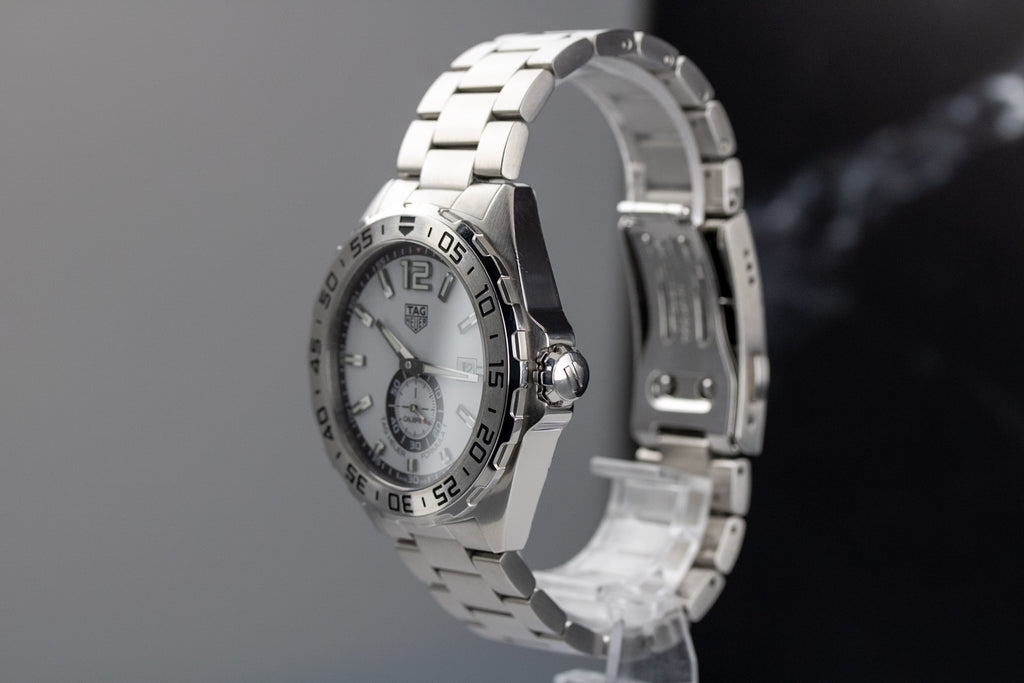 Tag Heuer F1 White Dial on Bracelet WAZ2013.BA0842 Complete Open Date