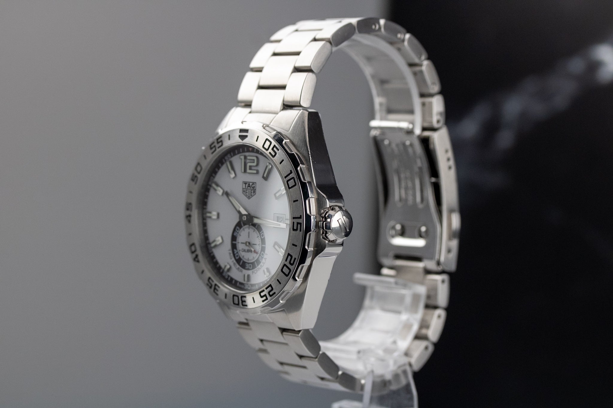Tag Heuer F1 White Dial on Bracelet WAZ2013.BA0842 Complete Open Date