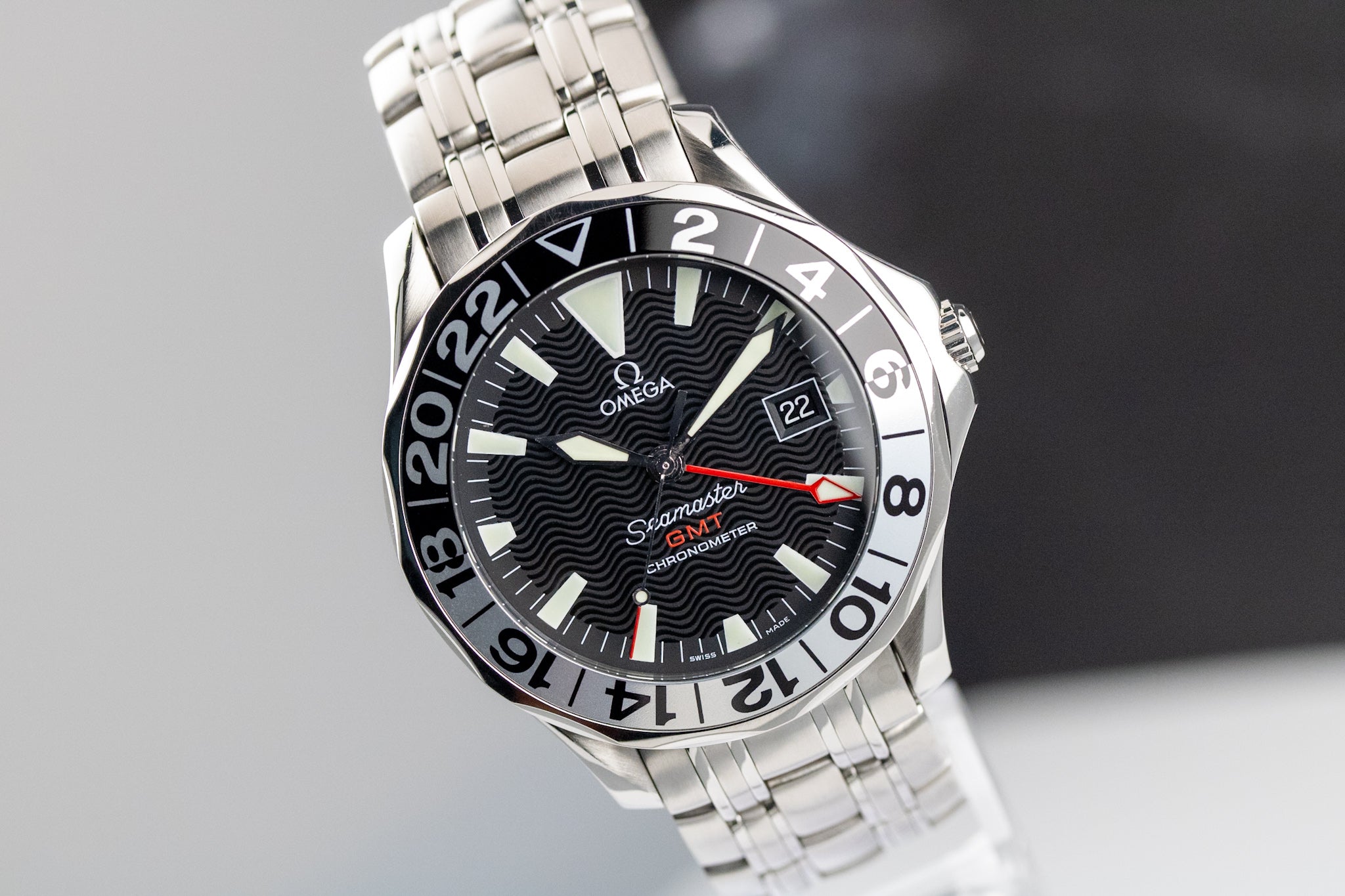 Omega Seamaster 300 GMT "50th Anniversary" Black Dial on Bracelet 2534.50 with Box