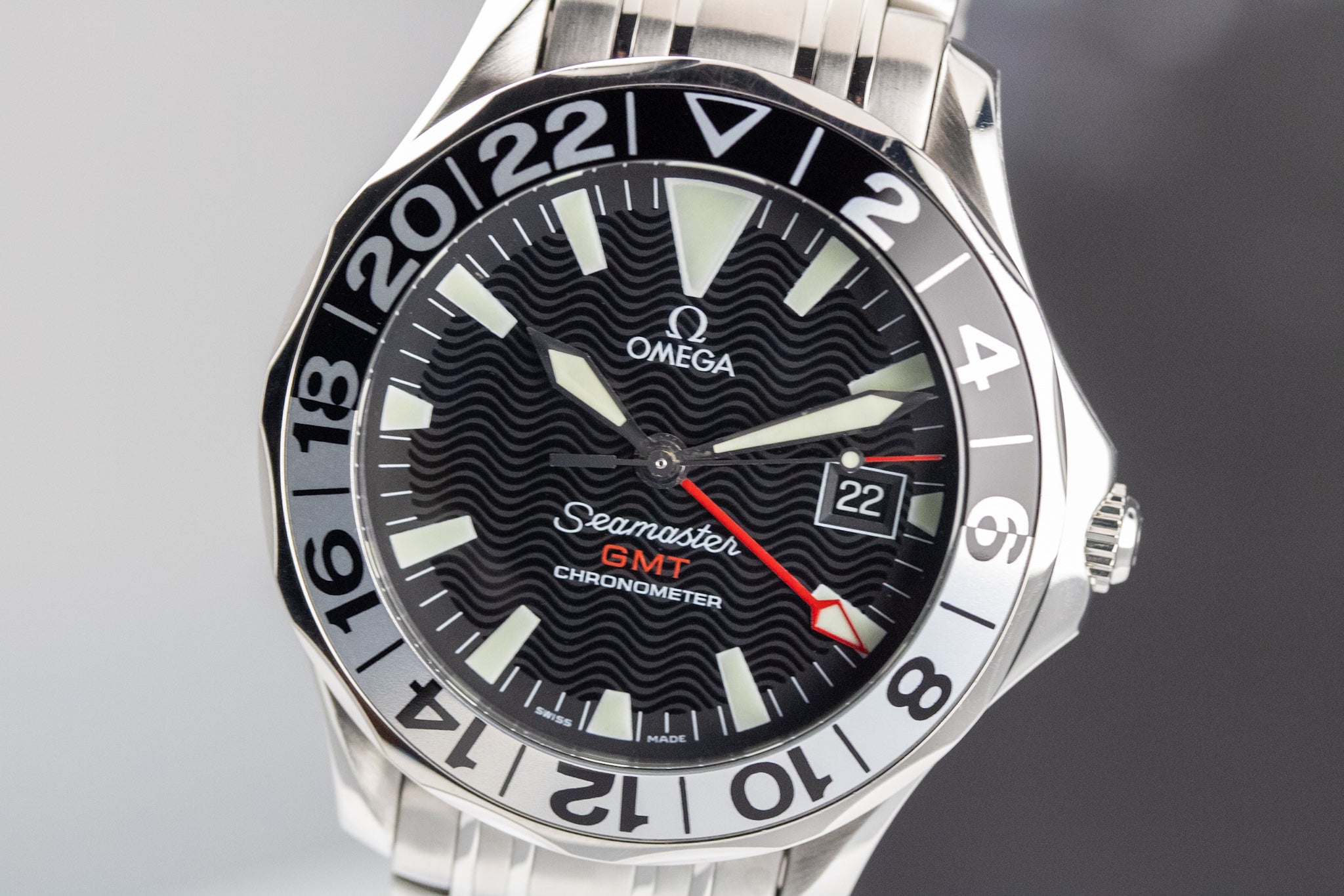 Omega Seamaster 300 GMT "50th Anniversary" Black Dial on Bracelet 2534.50 with Box