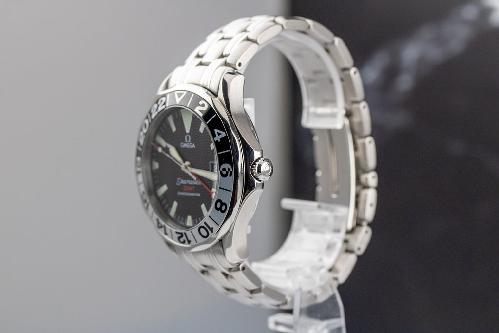 Omega Seamaster 300 GMT "50th Anniversary" Black Dial on Bracelet 2534.50 with Box
