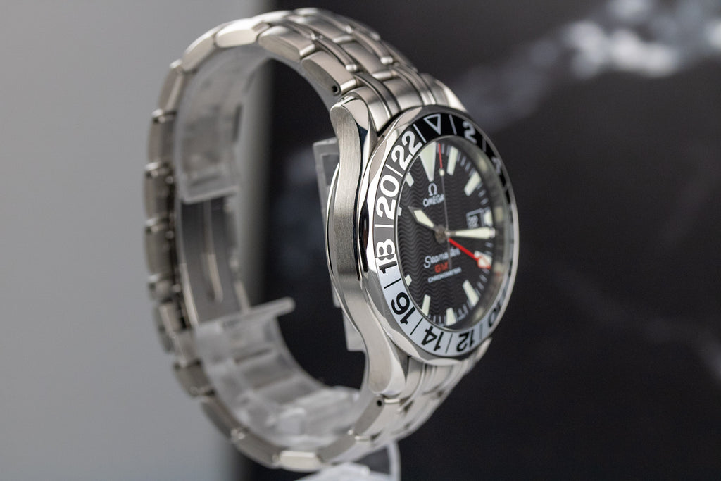 Omega Seamaster 300 GMT "50th Anniversary" Black Dial on Bracelet 2534.50 with Box
