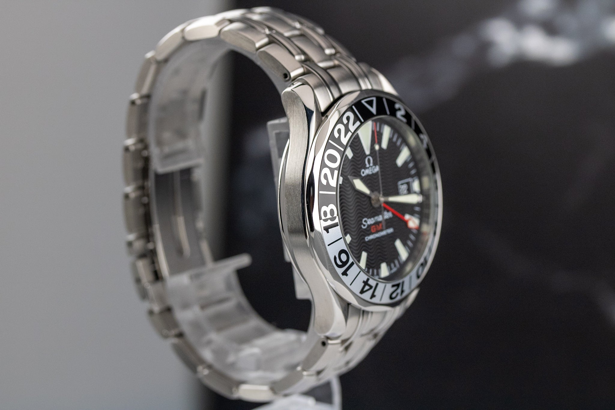 Omega Seamaster 300 GMT "50th Anniversary" Black Dial on Bracelet 2534.50 with Box