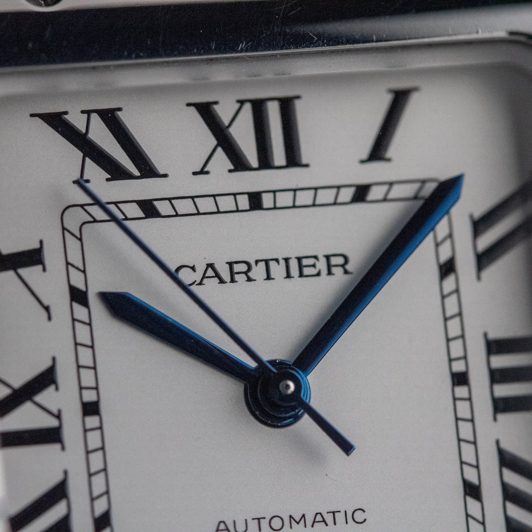 Cartier Santos de Cartier Medium Silver Dial on Bracelet WSSA0029 Complete 2021