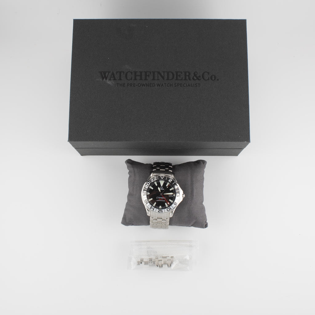 Omega Seamaster 300 GMT "50th Anniversary" Black Dial on Bracelet 2534.50 with Box