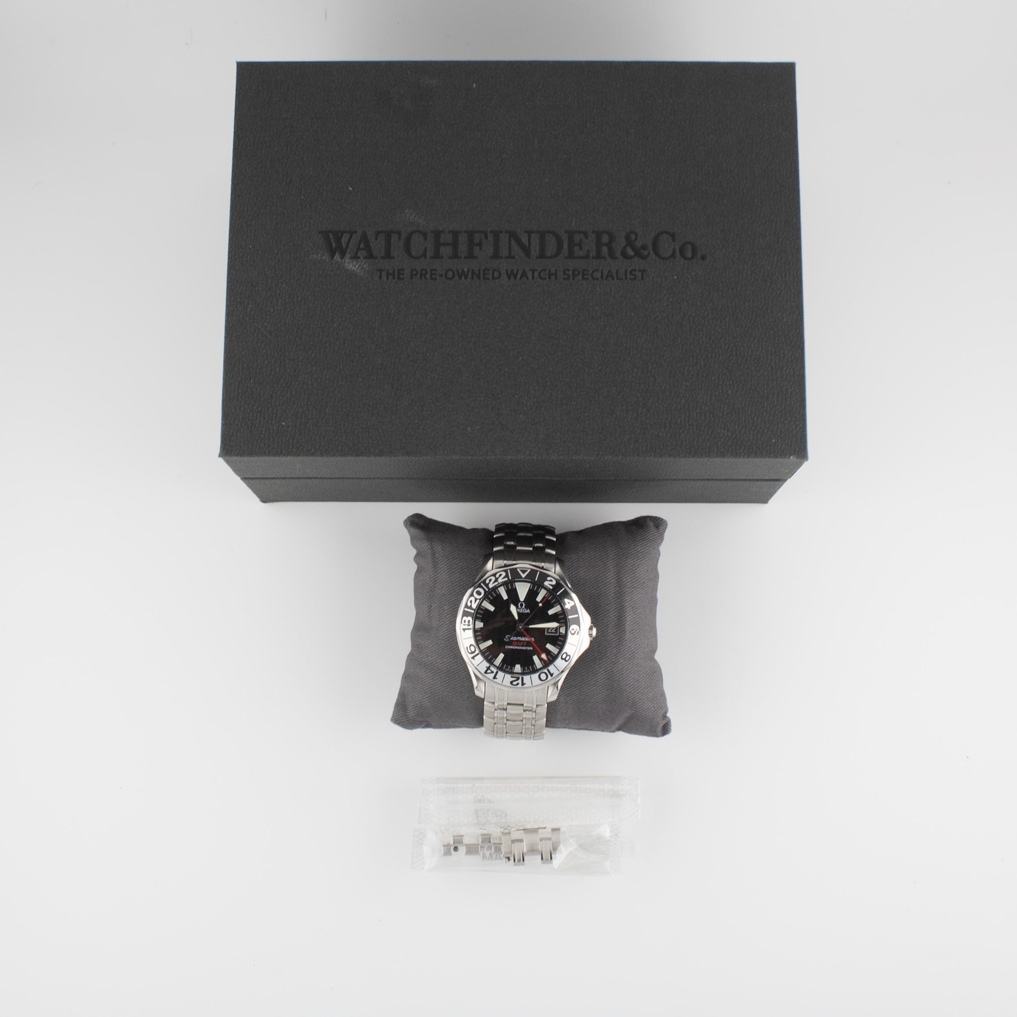 Omega Seamaster 300 GMT "50th Anniversary" Black Dial on Bracelet 2534.50 with Box