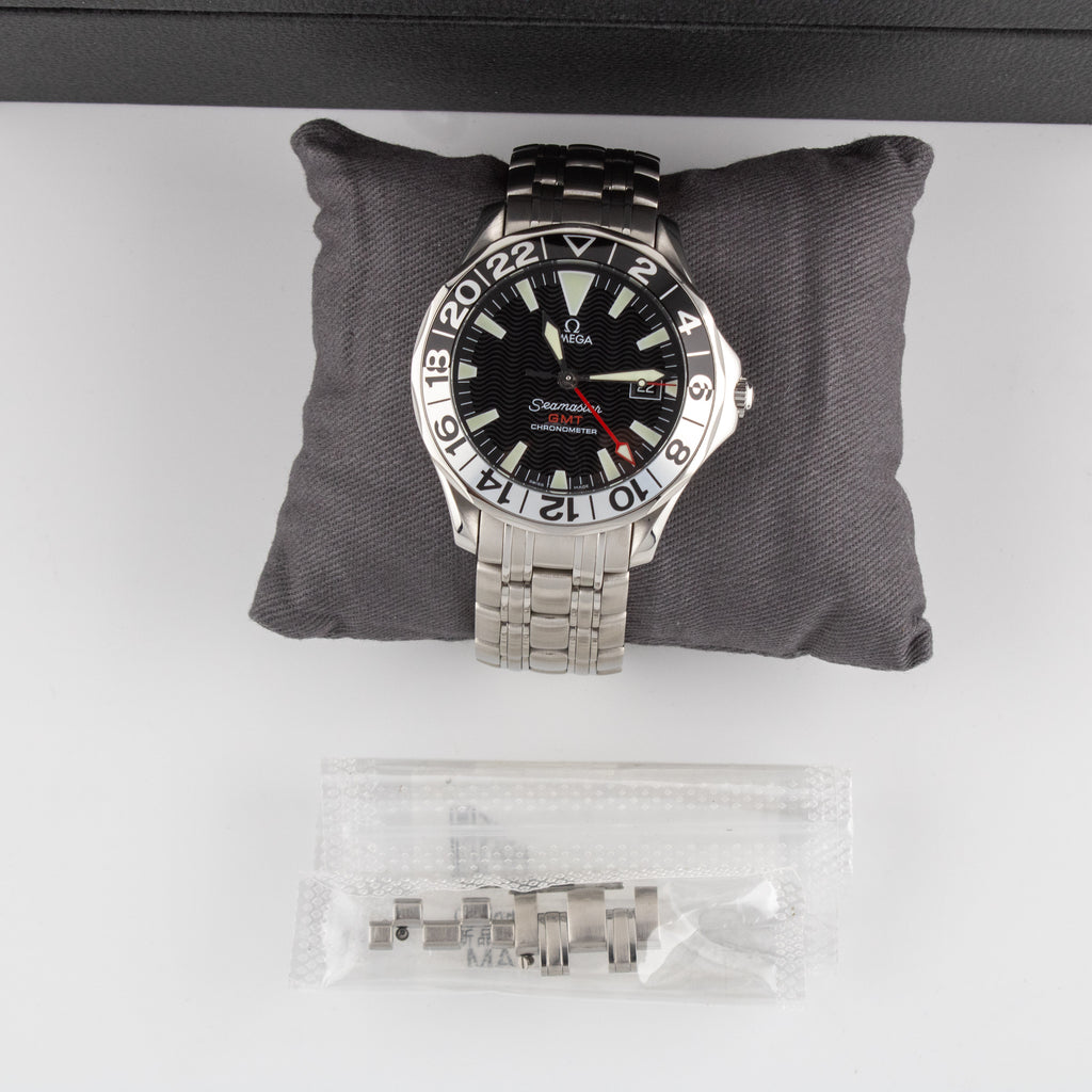 Omega Seamaster 300 GMT "50th Anniversary" Black Dial on Bracelet 2534.50 with Box