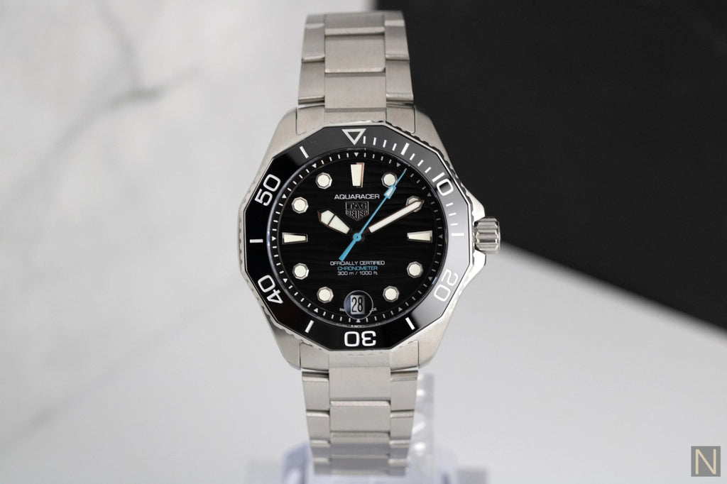Tag Heuer Aquaracer Professional 300 Date Automatic Black Dial on Bracelet WBP5110.BA0013