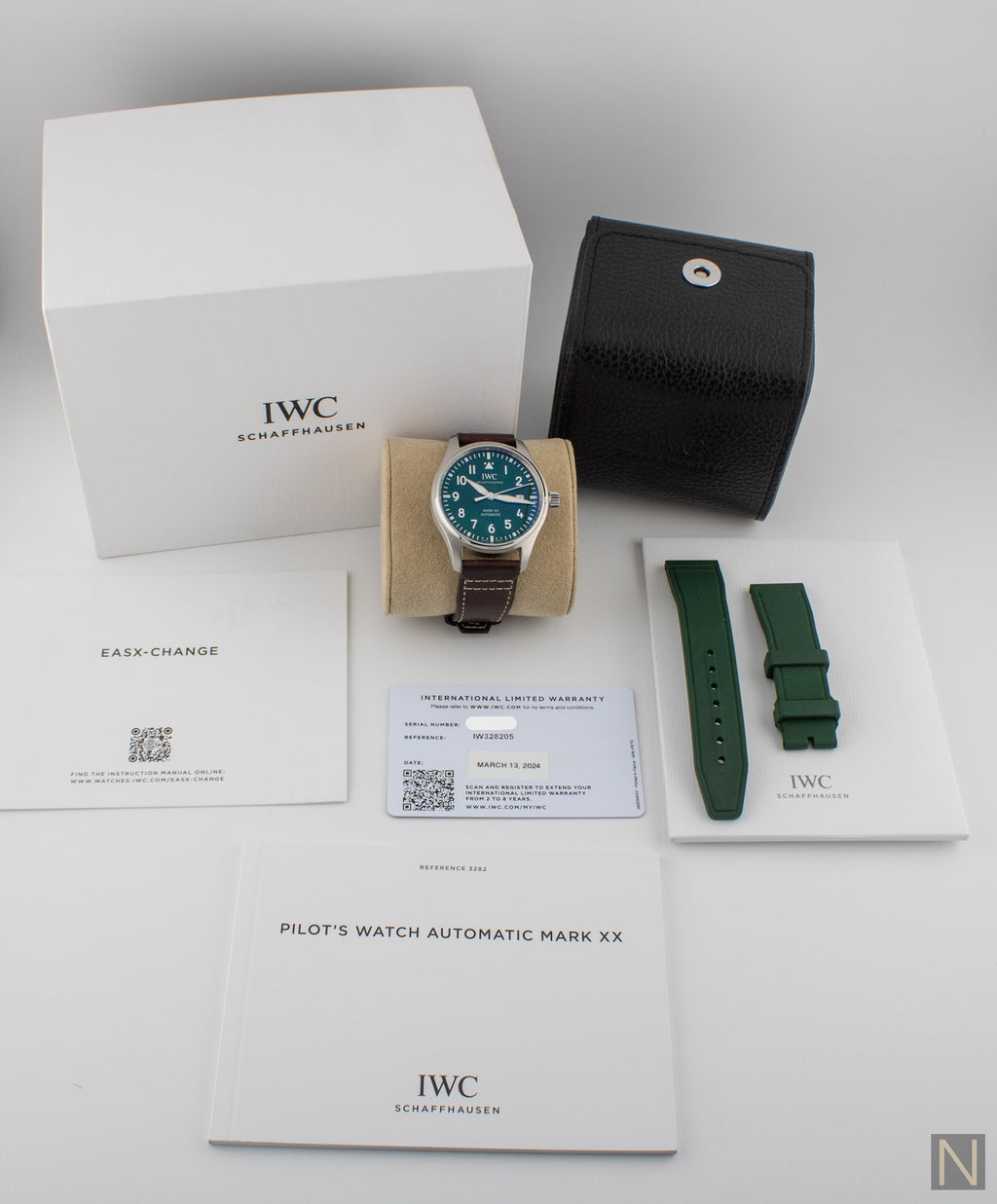 IWC Pilot's Watch Mark XX IW328205 Full Set