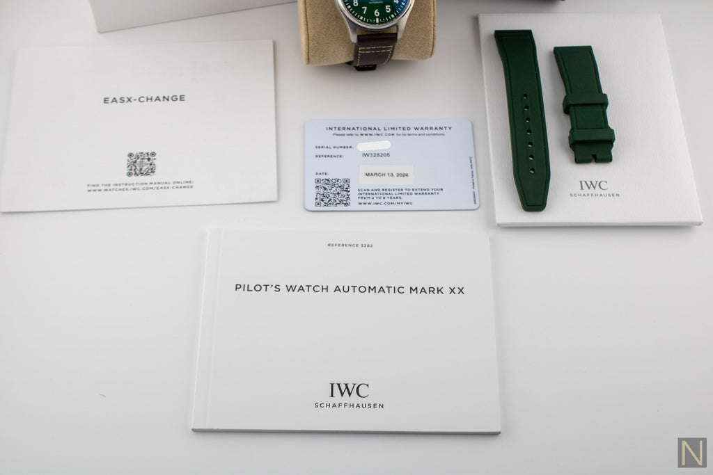 IWC Pilot's Watch Mark XX IW328205 Full Set