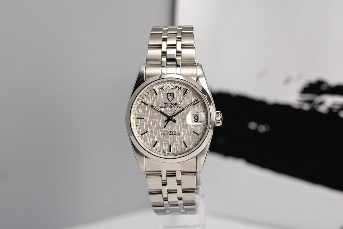 Tudor Prince Date+Day 76200 Silver Linen Dial Automatic