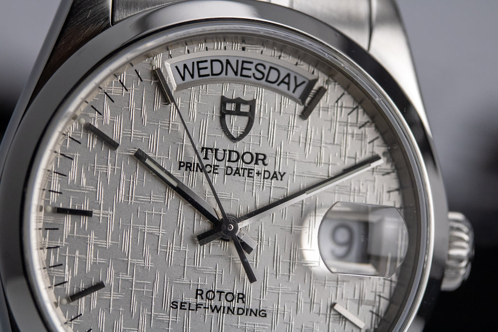 Tudor Prince Date+Day 76200 Silver Linen Dial Automatic