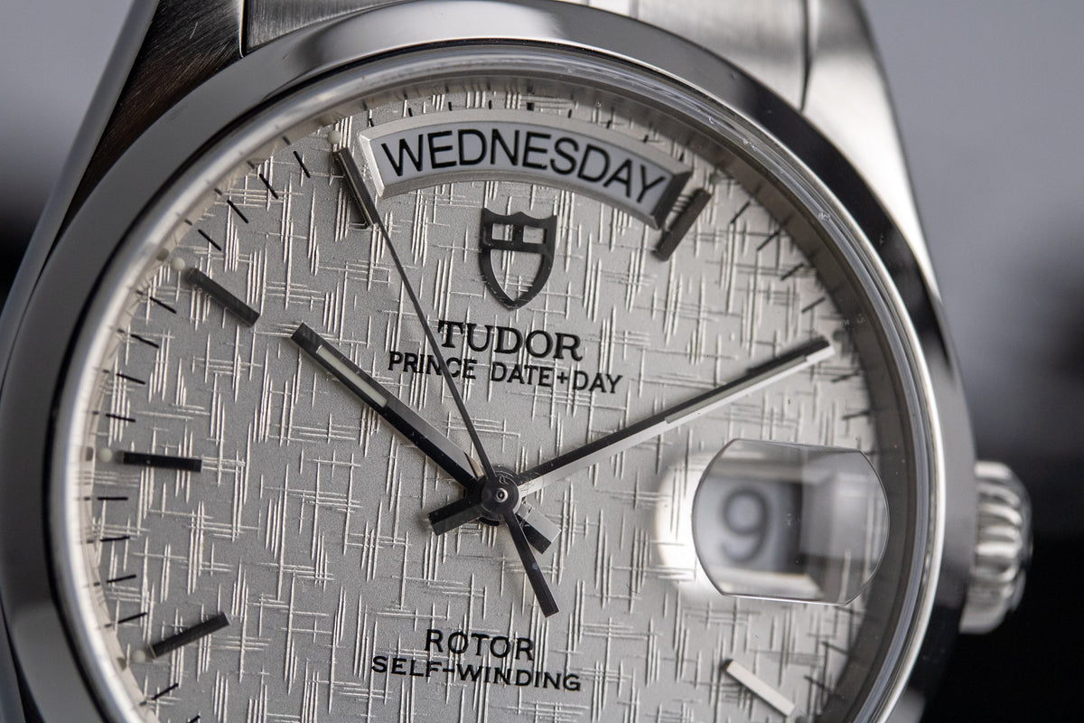 Tudor Prince Date+Day 76200 Silver Linen Dial Automatic