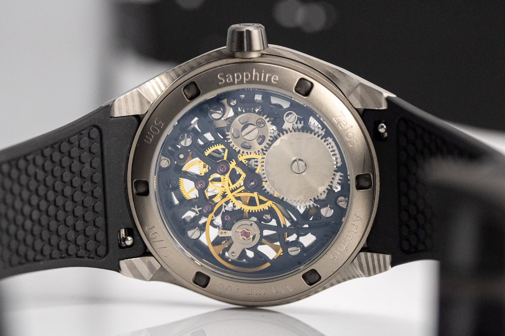 Zelos Artemis “Damascus” Limited Edition Skeletonized Swiss Marvin 700 40mm