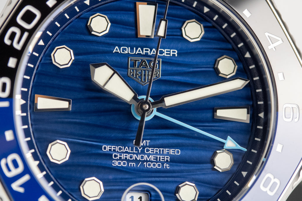 TAG Heuer Aquaracer Professional 300 GMT “Batman” WBP5114.BA0013 Blue Dial 42mm