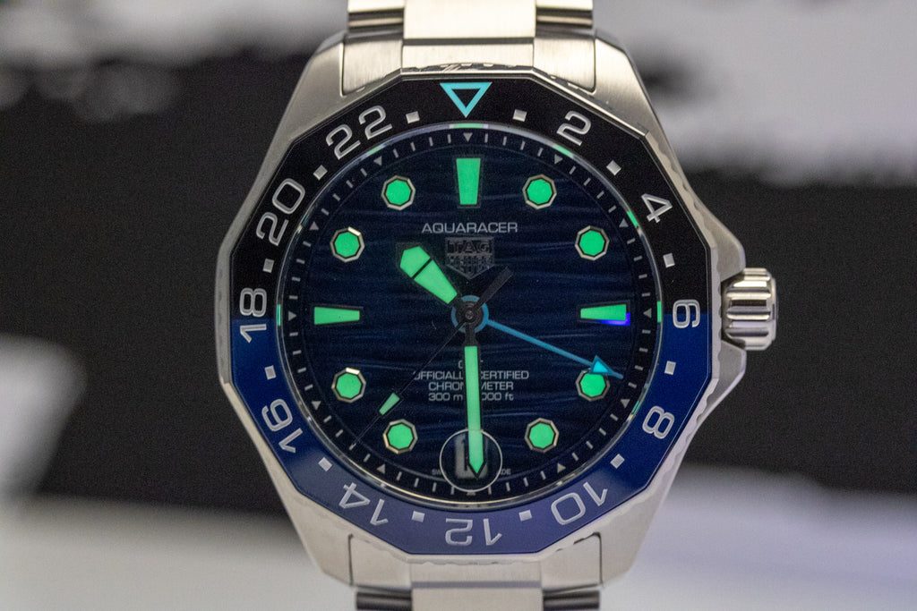 TAG Heuer Aquaracer Professional 300 GMT “Batman” WBP5114.BA0013 Blue Dial 42mm