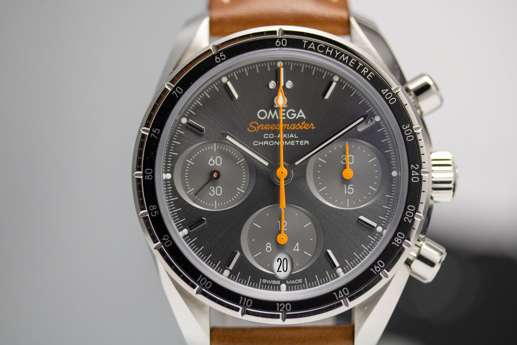 Omega Speedmaster 38 Co-Axial Chronograph 324.32.38.50.06.001 Grey Dial 38mm